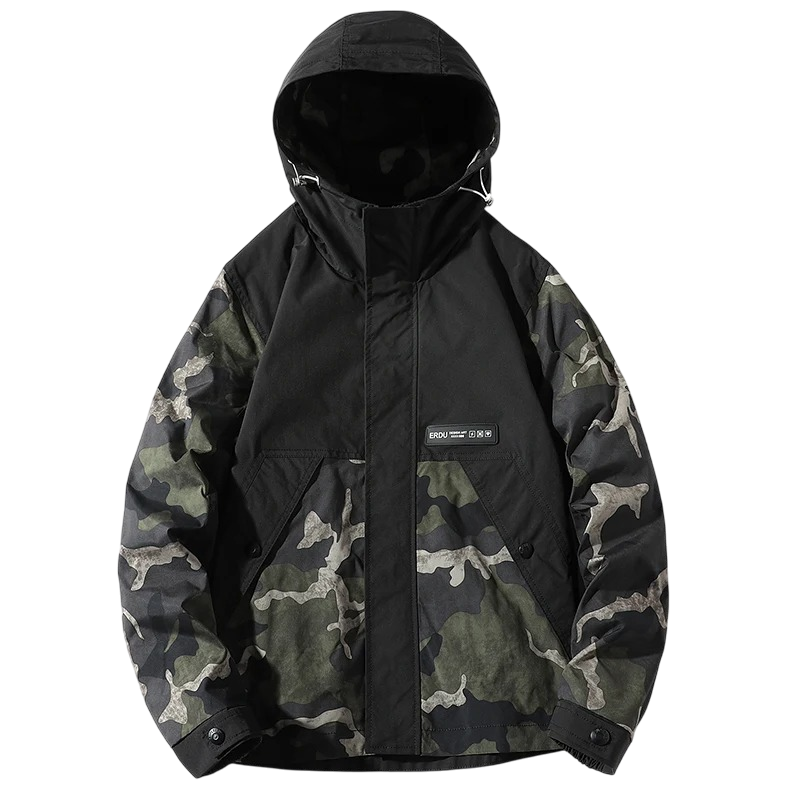 Military Style Windbreaker Jacket