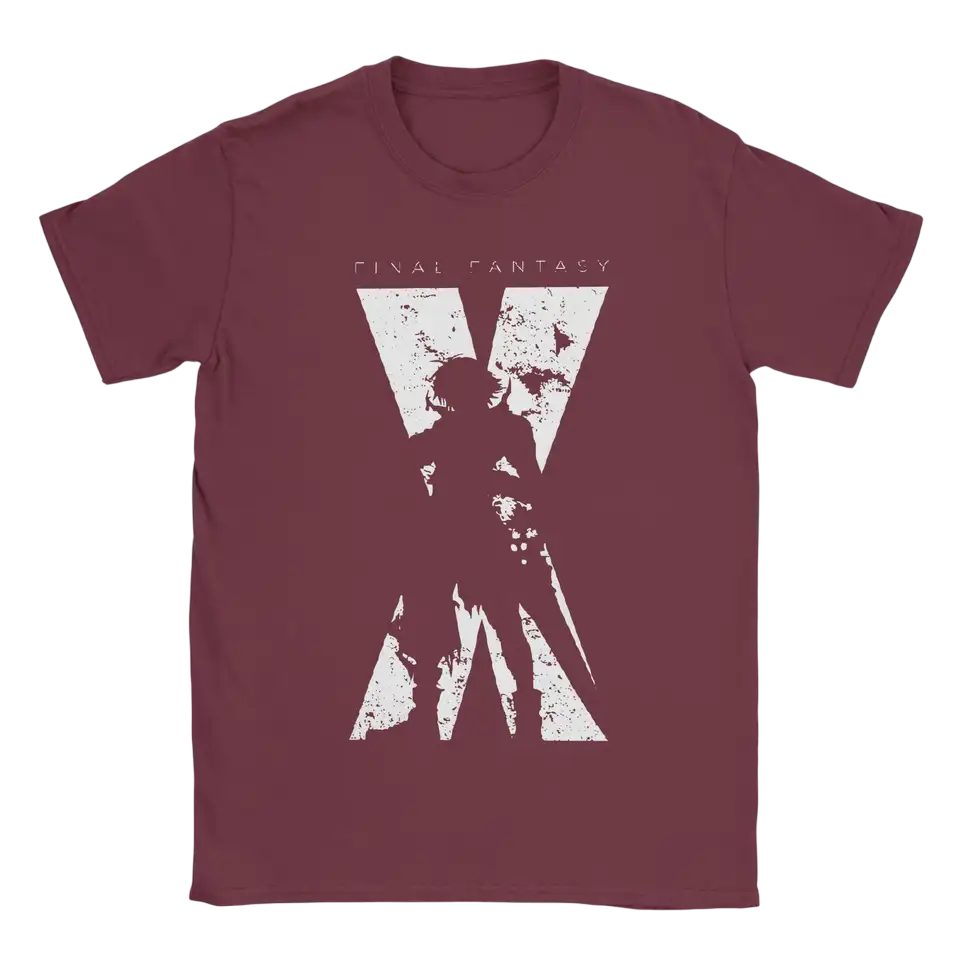 Men's Final Fantasy X Minimal T Shirts  Cotton Tops Novelty Short Sleeve Crewneck Tees Party T-Shirts