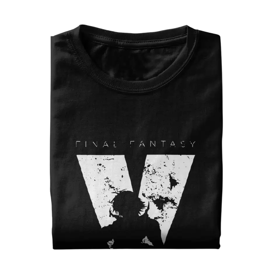 Men's Final Fantasy X Minimal T Shirts  Cotton Tops Novelty Short Sleeve Crewneck Tees Party T-Shirts