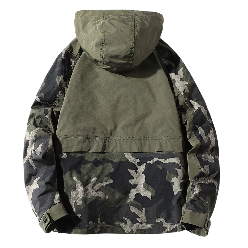 Military Style Windbreaker Jacket