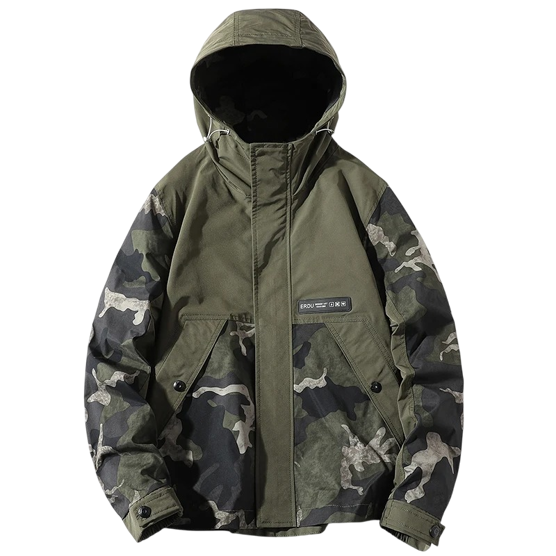 Military Style Windbreaker Jacket