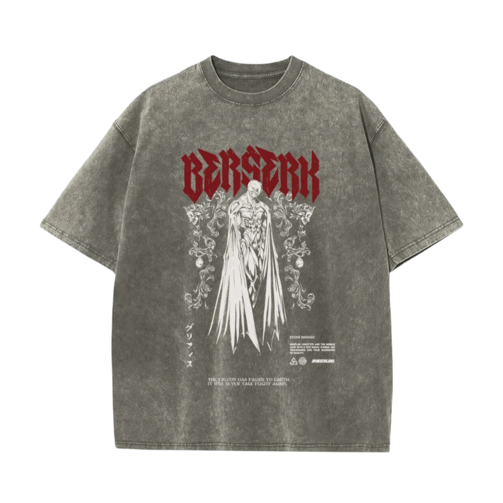 Berserk Guts Vintage Washed Tshirt