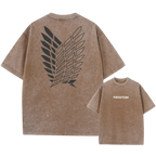 Attack on Titan Acid Washed T Shirt