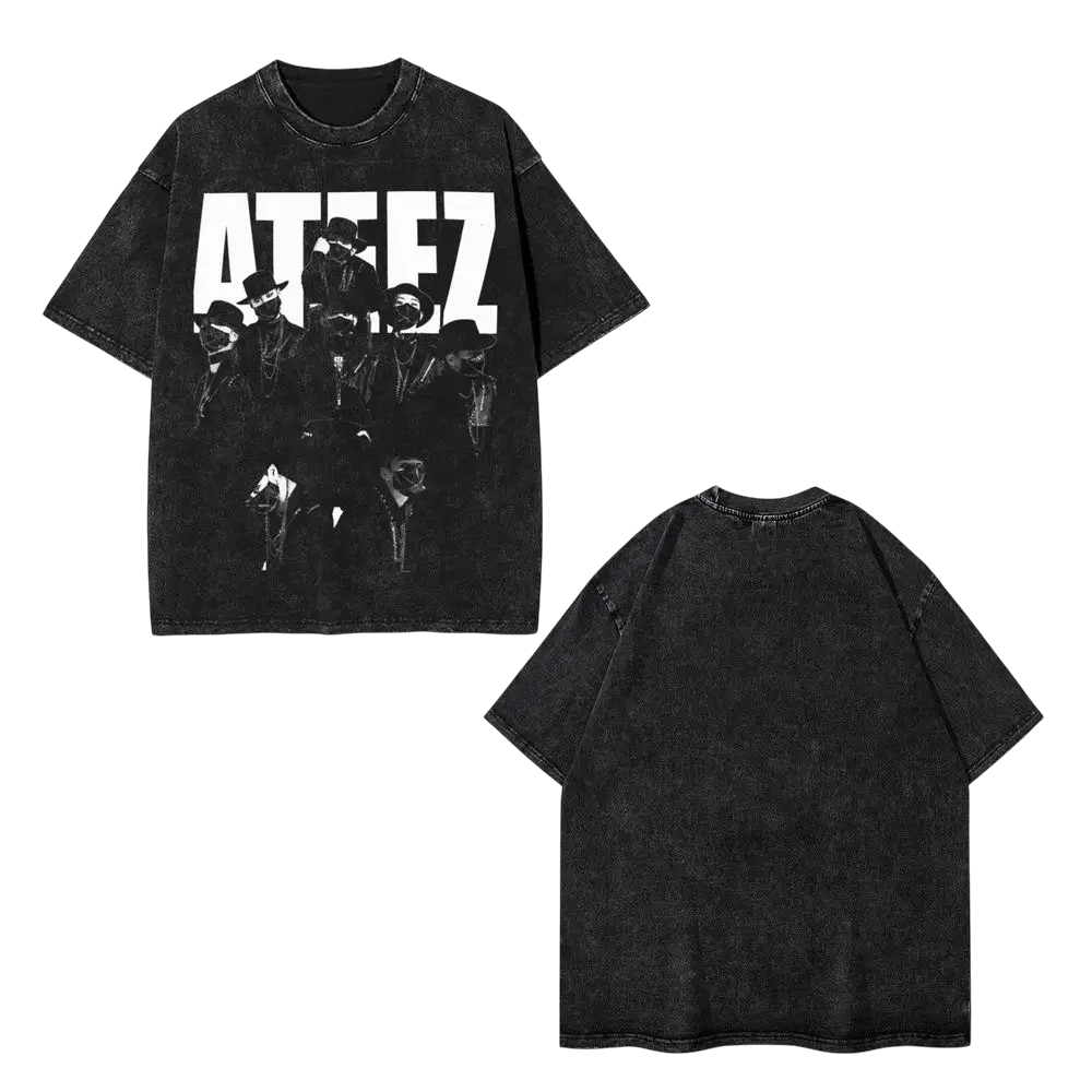 Ateez Hip Hop T Shirt