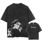 Attack on Titan Acid Washed T Shirt