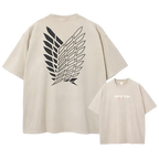 Attack on Titan Acid Washed T Shirt