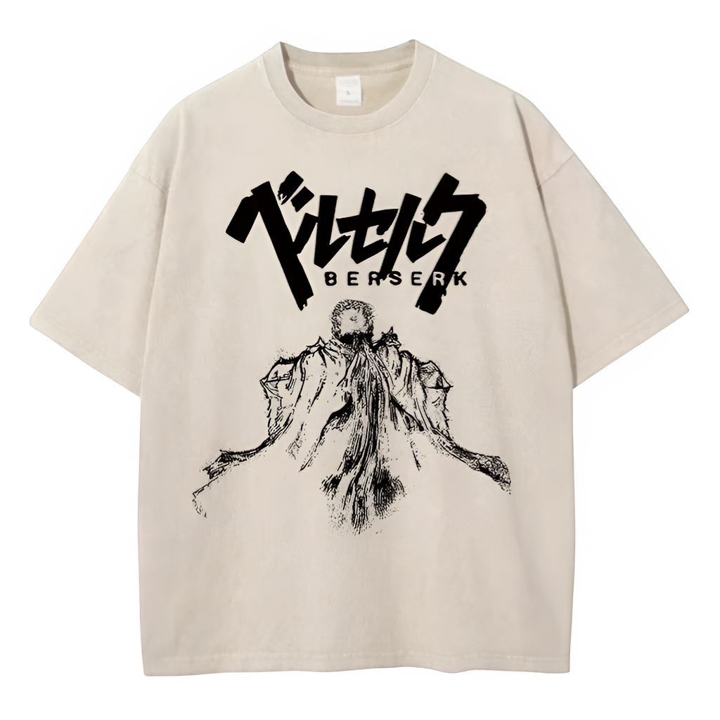 Berserk Summer Casual Oversized Tshirt Short Sleeve