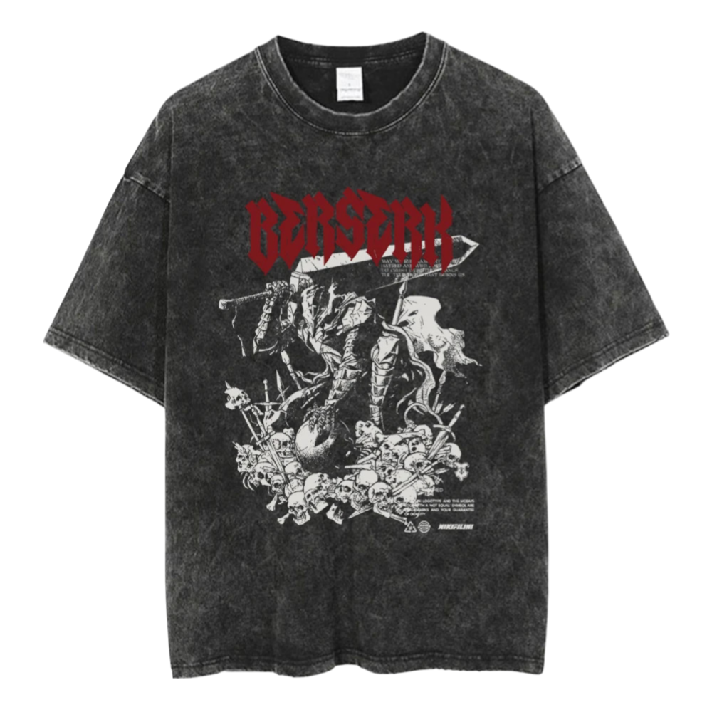 Berserk Guts Vintage Washed Tshirt