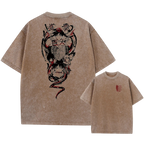 Attack on Titan Acid Washed T Shirt