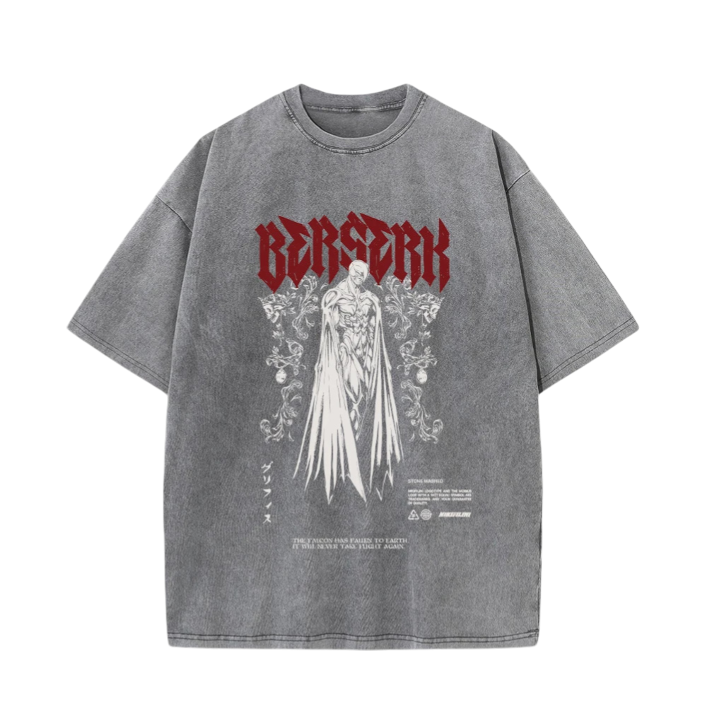 Berserk Guts Vintage Washed Tshirt