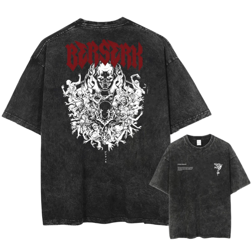 Berserk Guts Vintage Washed Tshirt