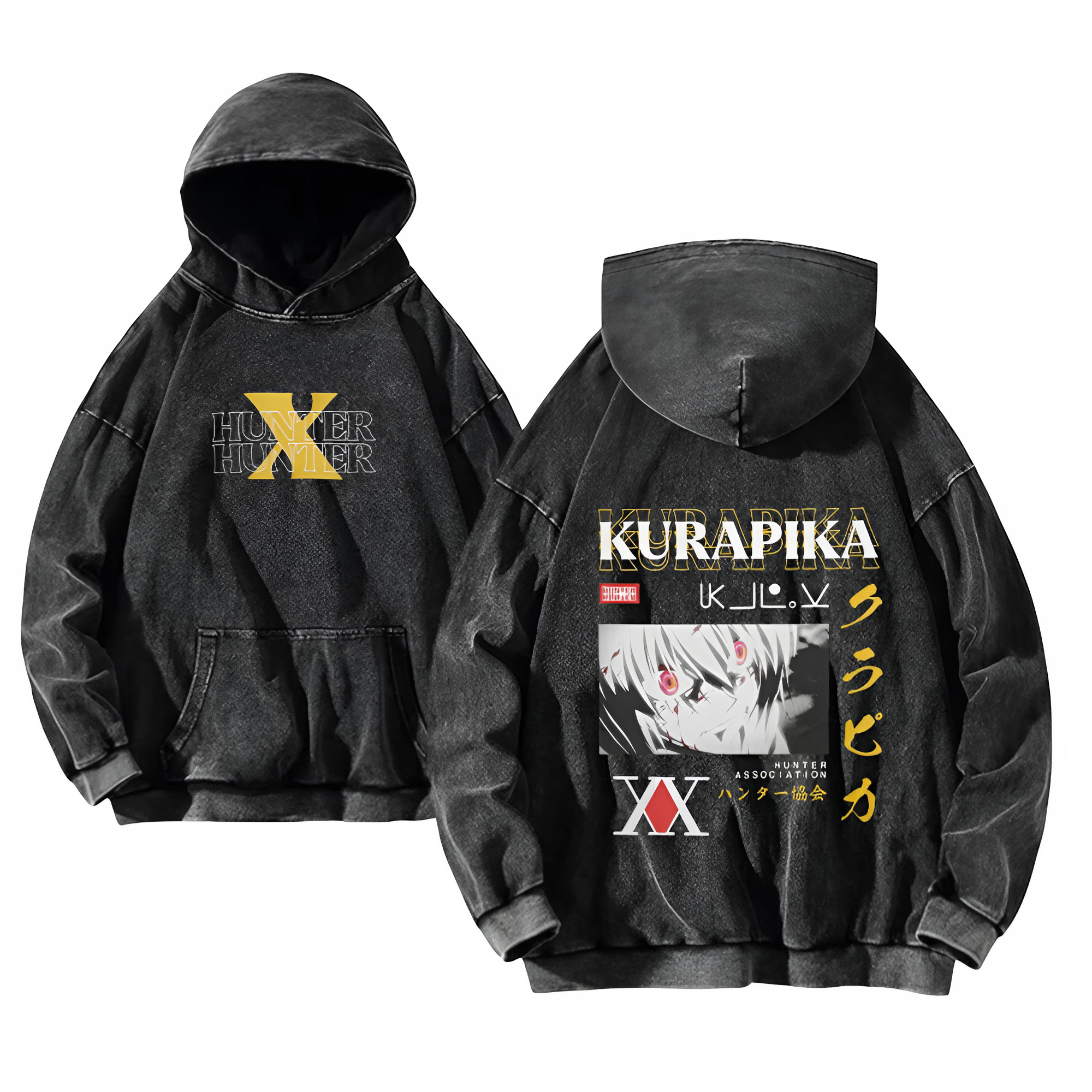 Hunter X Hunter Washed hoodie Kurapika