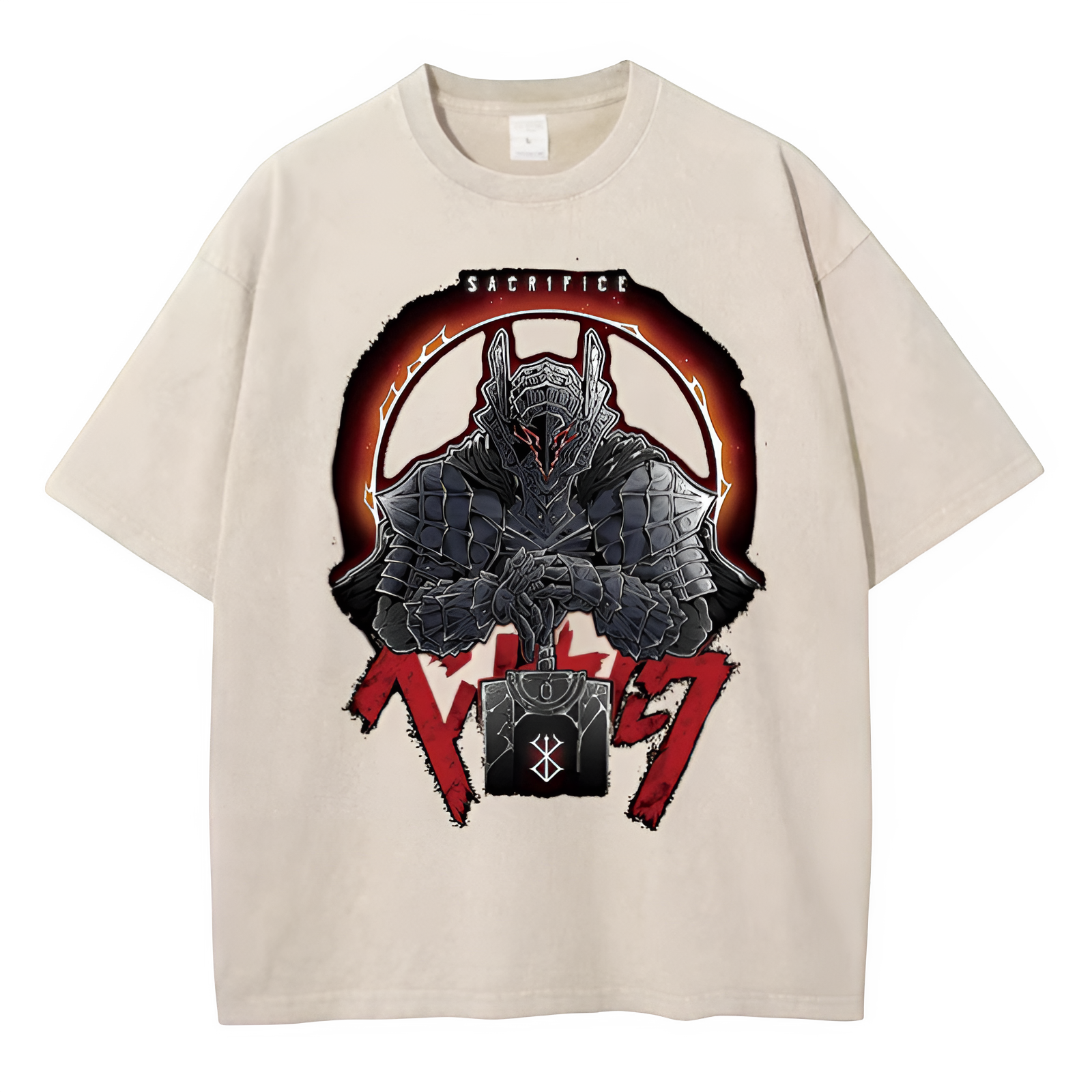 Berserk Summer Casual Oversized Tshirt Short Sleeve