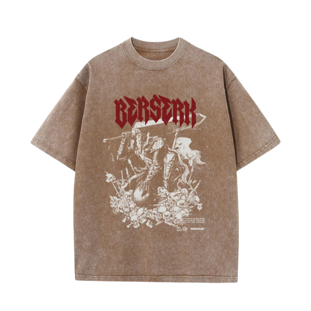 Berserk Guts Vintage Washed Tshirt
