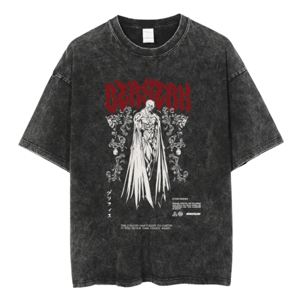 Berserk Guts Vintage Washed Tshirt