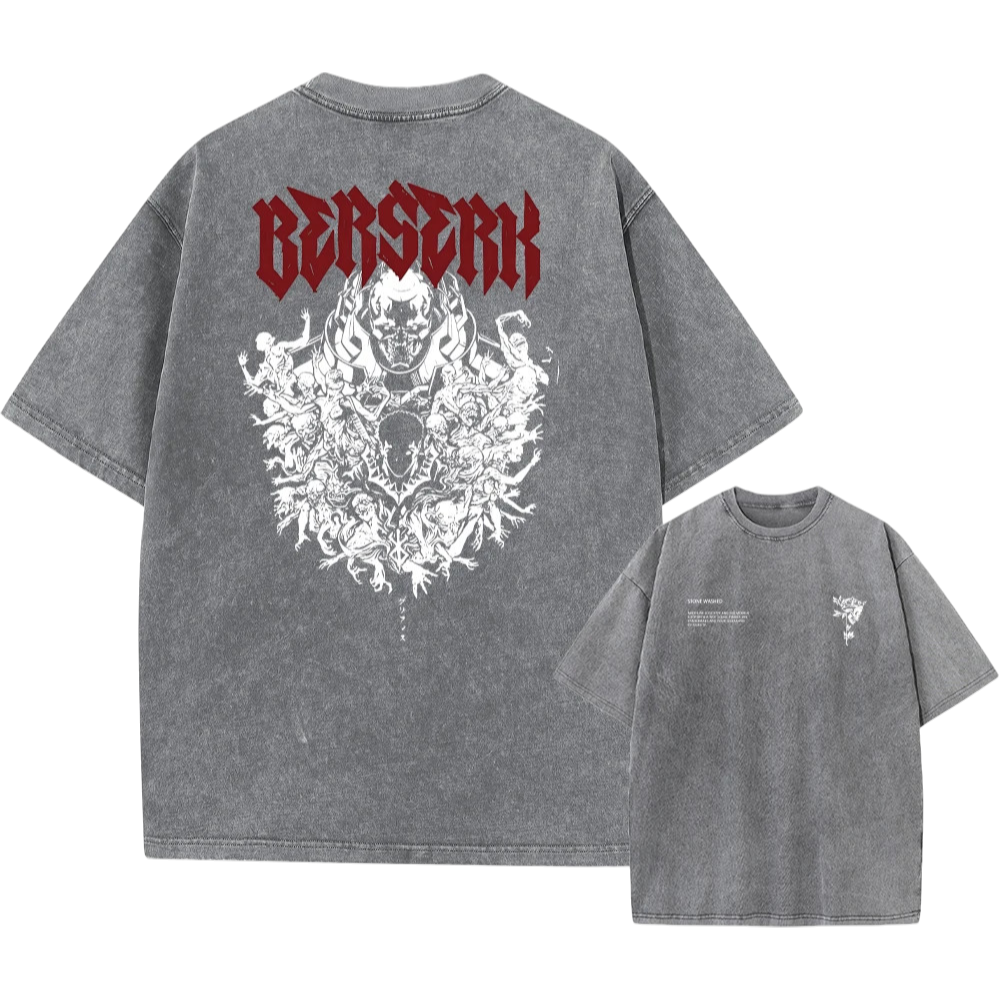 Berserk Guts Vintage Washed Tshirt
