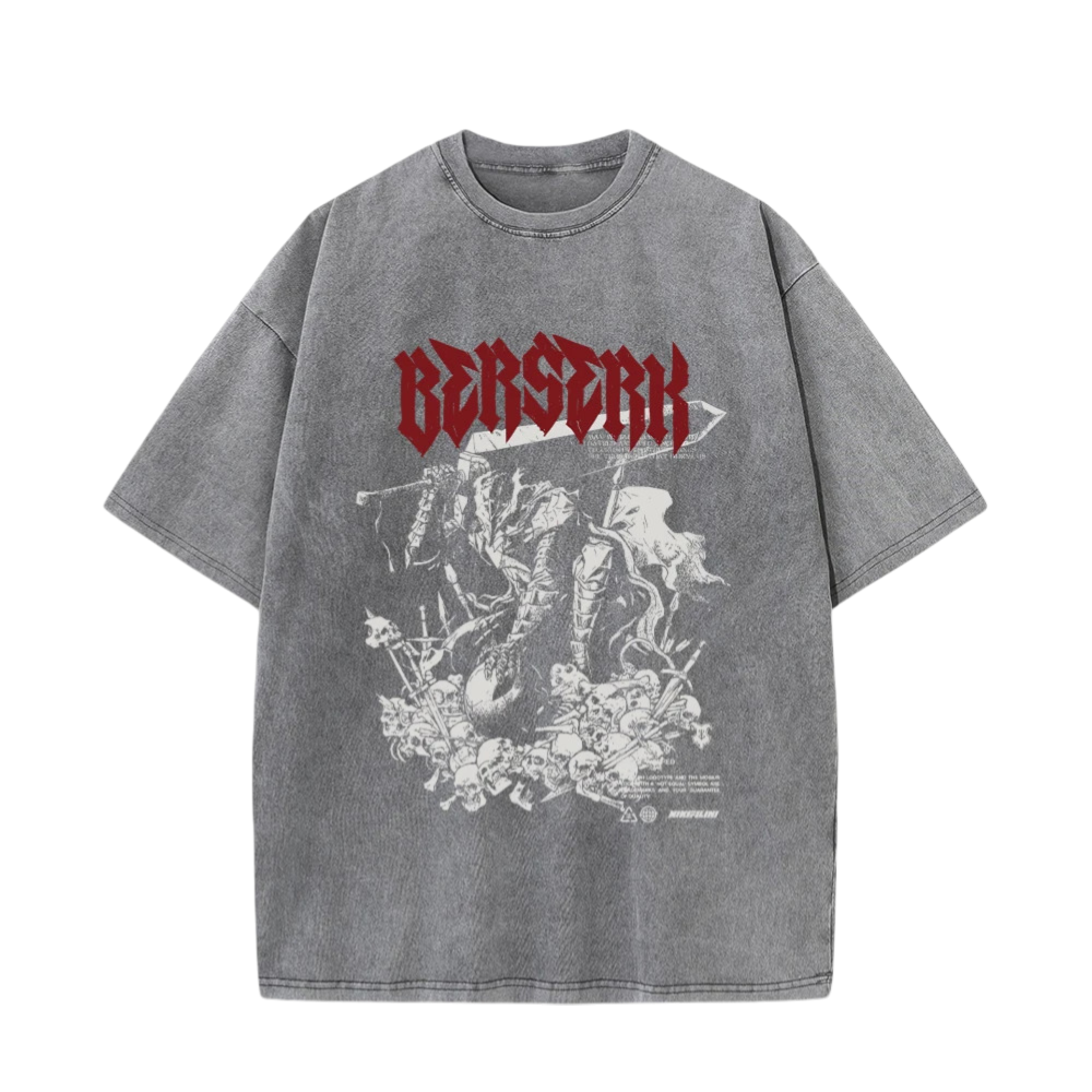 Berserk Guts Vintage Washed Tshirt