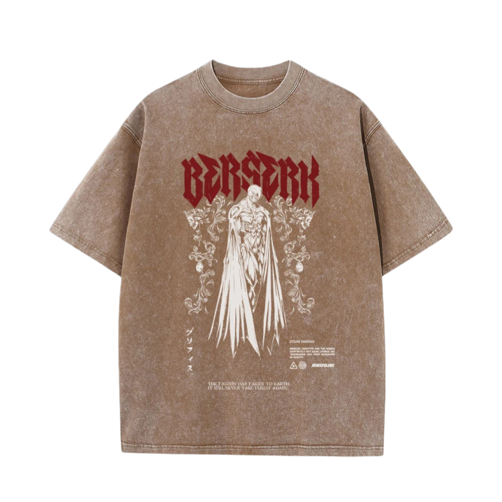 Berserk Guts Vintage Washed Tshirt