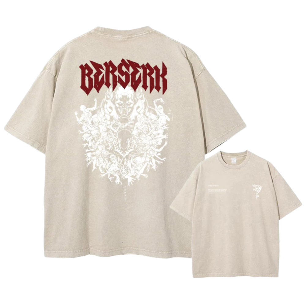 Berserk Guts Vintage Washed Tshirt