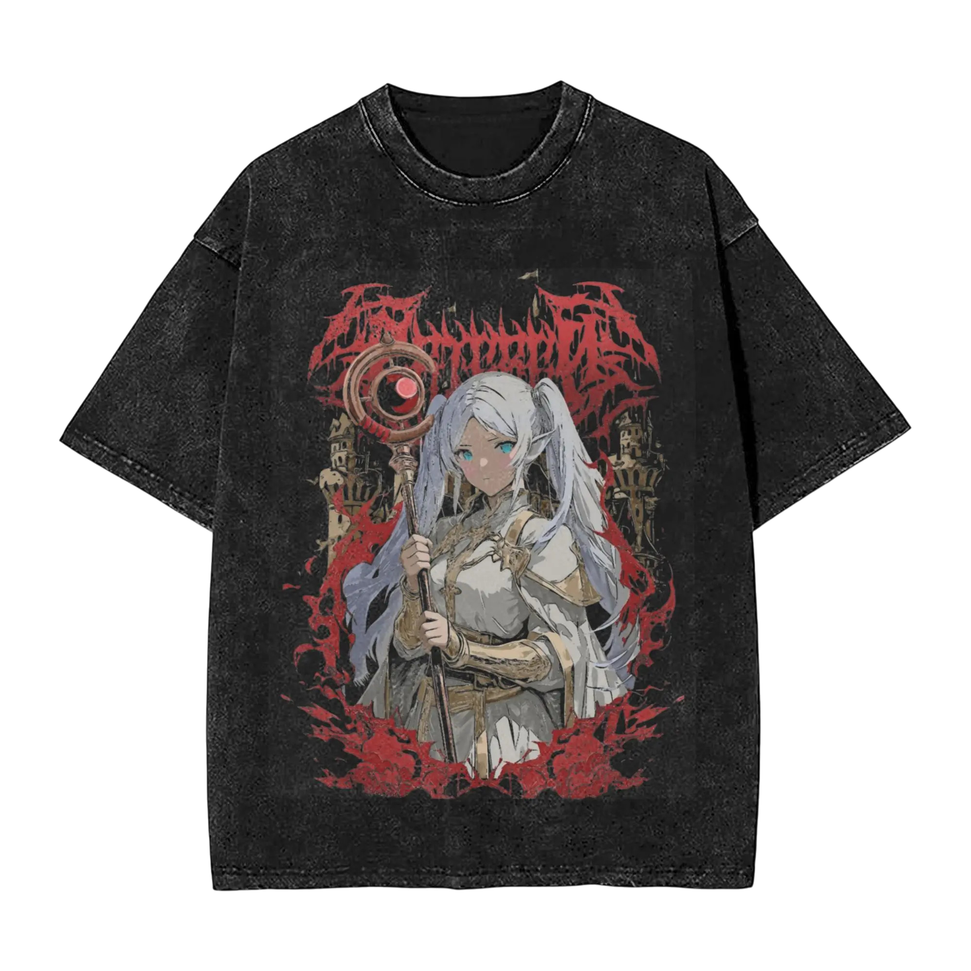 Frierens The Slayer Heavy Metal Washed T Shirts