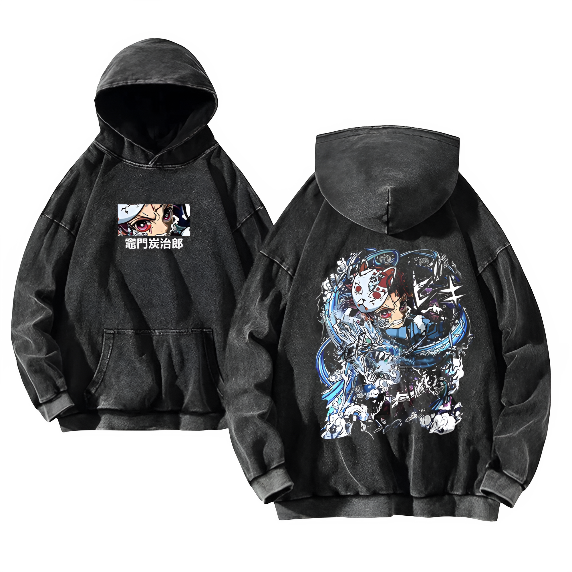 Demon Slayer Washed Hoodie