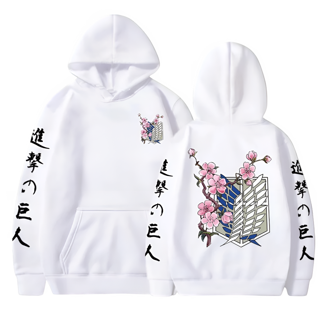 Attack On Titan Wings Of Liberty Sakura Wings Hoodie