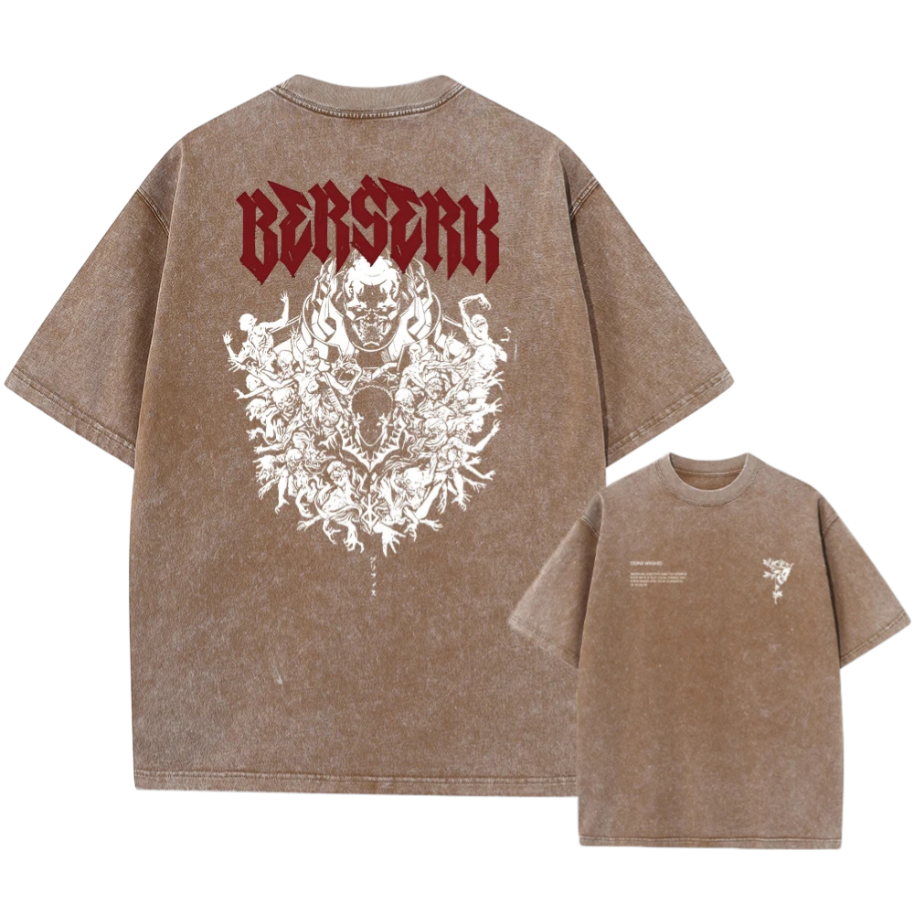 Berserk Guts Vintage Washed Tshirt