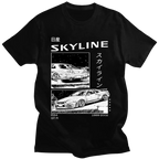 Initial D R34 Skyline GTR JDM T-shirt